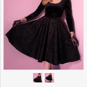 RESERVED FOR LIGIA894 Spiderweb Circle Skirt
